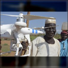 Traditional Nuba see in drones something like flying eyes of an alien god.